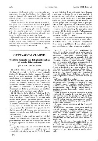 Il policlinico. Sezione pratica periodico di medicina, chirurgia e igiene