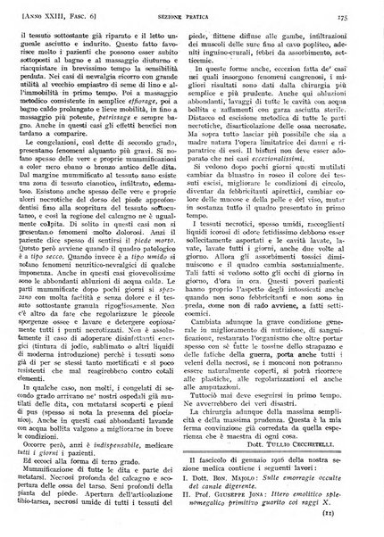 Il policlinico. Sezione pratica periodico di medicina, chirurgia e igiene