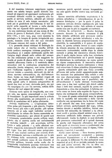 Il policlinico. Sezione pratica periodico di medicina, chirurgia e igiene