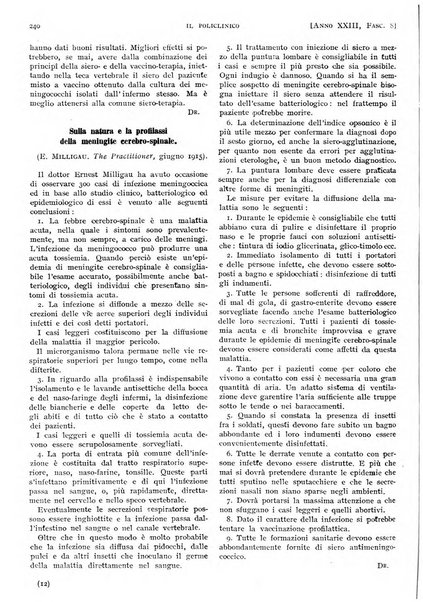 Il policlinico. Sezione pratica periodico di medicina, chirurgia e igiene