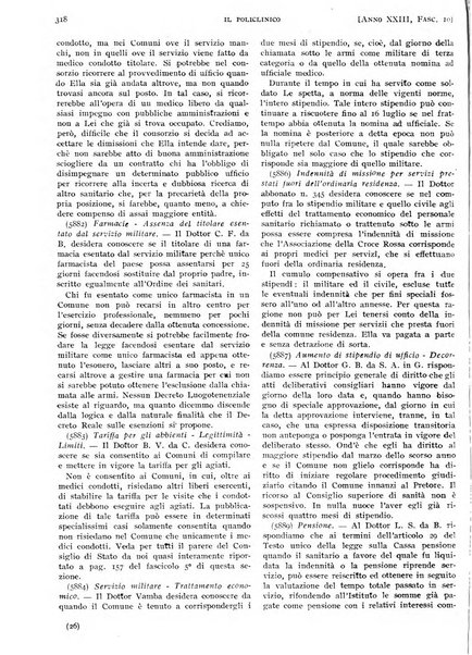 Il policlinico. Sezione pratica periodico di medicina, chirurgia e igiene