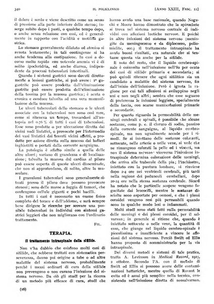 Il policlinico. Sezione pratica periodico di medicina, chirurgia e igiene