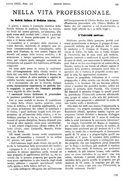 Il policlinico. Sezione pratica periodico di medicina, chirurgia e igiene