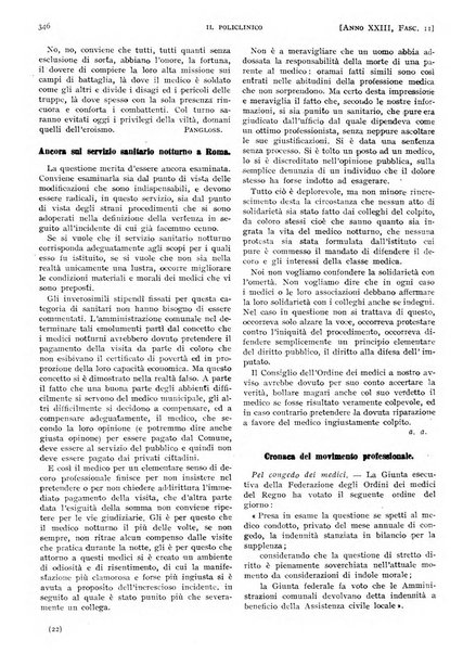 Il policlinico. Sezione pratica periodico di medicina, chirurgia e igiene