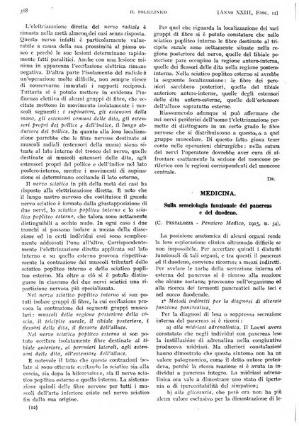 Il policlinico. Sezione pratica periodico di medicina, chirurgia e igiene