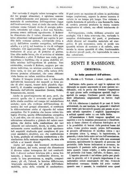 Il policlinico. Sezione pratica periodico di medicina, chirurgia e igiene