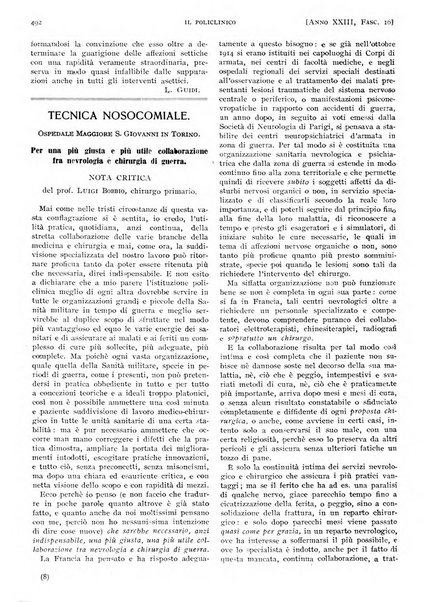 Il policlinico. Sezione pratica periodico di medicina, chirurgia e igiene