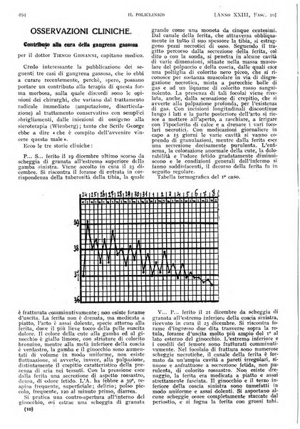 Il policlinico. Sezione pratica periodico di medicina, chirurgia e igiene