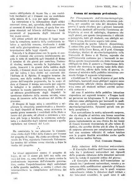 Il policlinico. Sezione pratica periodico di medicina, chirurgia e igiene