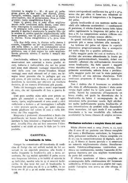 Il policlinico. Sezione pratica periodico di medicina, chirurgia e igiene