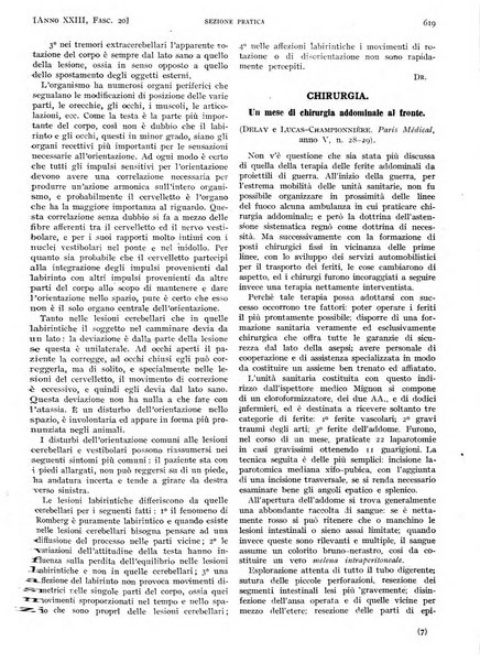 Il policlinico. Sezione pratica periodico di medicina, chirurgia e igiene