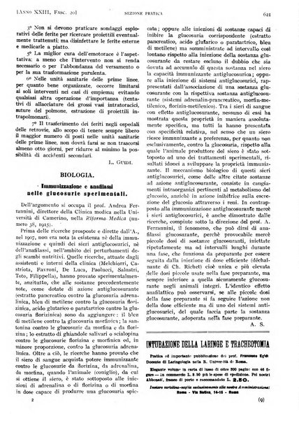 Il policlinico. Sezione pratica periodico di medicina, chirurgia e igiene