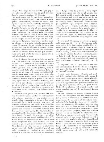 Il policlinico. Sezione pratica periodico di medicina, chirurgia e igiene