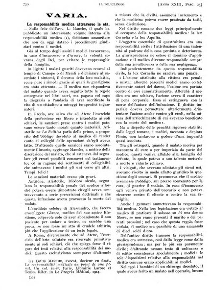 Il policlinico. Sezione pratica periodico di medicina, chirurgia e igiene