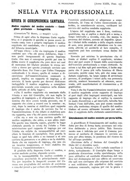 Il policlinico. Sezione pratica periodico di medicina, chirurgia e igiene