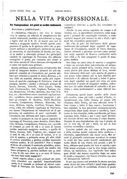 Il policlinico. Sezione pratica periodico di medicina, chirurgia e igiene