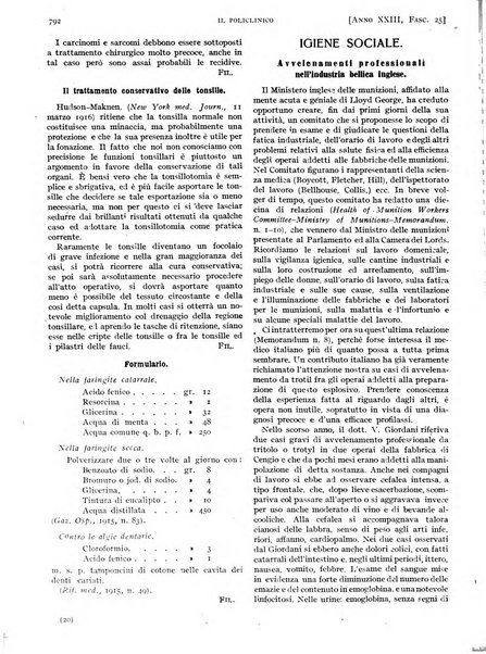 Il policlinico. Sezione pratica periodico di medicina, chirurgia e igiene