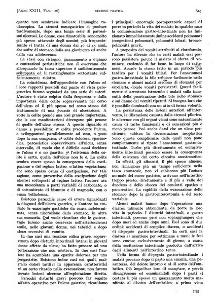 Il policlinico. Sezione pratica periodico di medicina, chirurgia e igiene