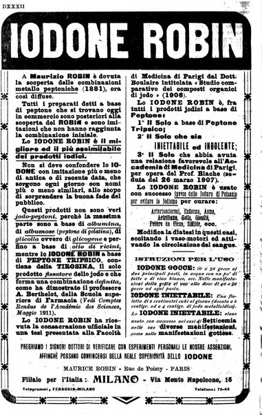 Il policlinico. Sezione pratica periodico di medicina, chirurgia e igiene