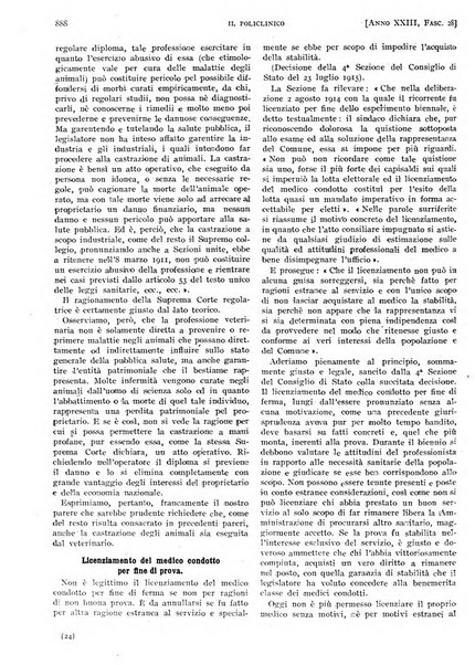 Il policlinico. Sezione pratica periodico di medicina, chirurgia e igiene