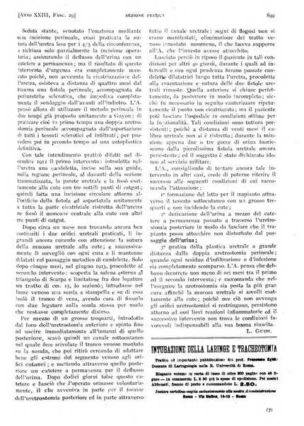 Il policlinico. Sezione pratica periodico di medicina, chirurgia e igiene