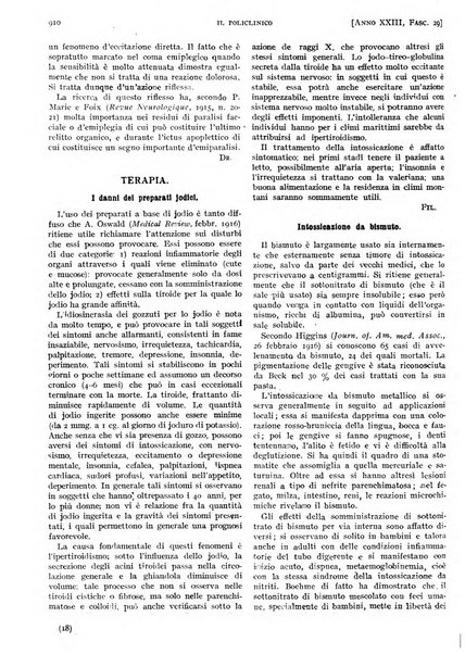 Il policlinico. Sezione pratica periodico di medicina, chirurgia e igiene