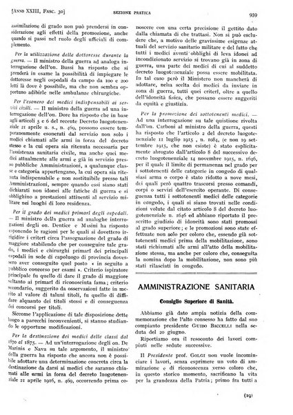 Il policlinico. Sezione pratica periodico di medicina, chirurgia e igiene