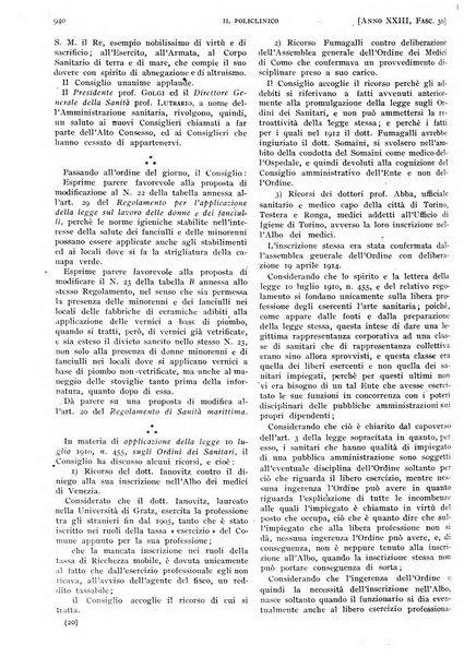 Il policlinico. Sezione pratica periodico di medicina, chirurgia e igiene