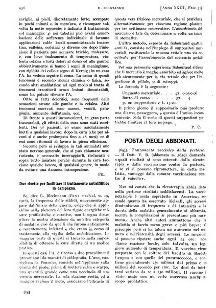 Il policlinico. Sezione pratica periodico di medicina, chirurgia e igiene