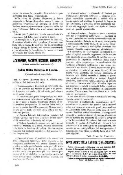 Il policlinico. Sezione pratica periodico di medicina, chirurgia e igiene