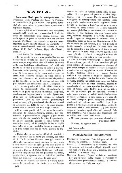 Il policlinico. Sezione pratica periodico di medicina, chirurgia e igiene