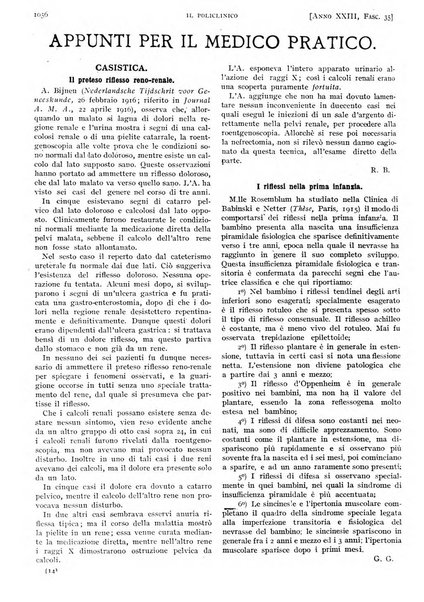 Il policlinico. Sezione pratica periodico di medicina, chirurgia e igiene