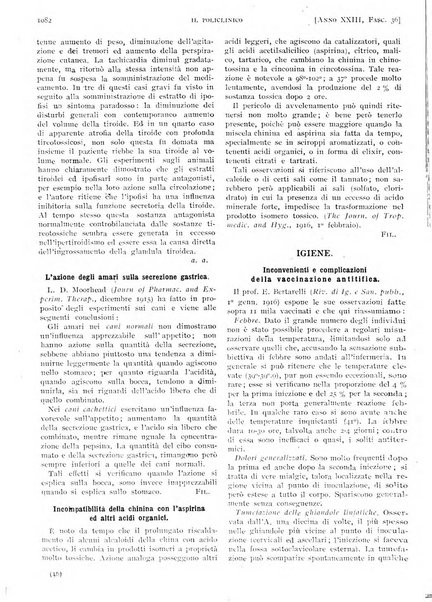 Il policlinico. Sezione pratica periodico di medicina, chirurgia e igiene