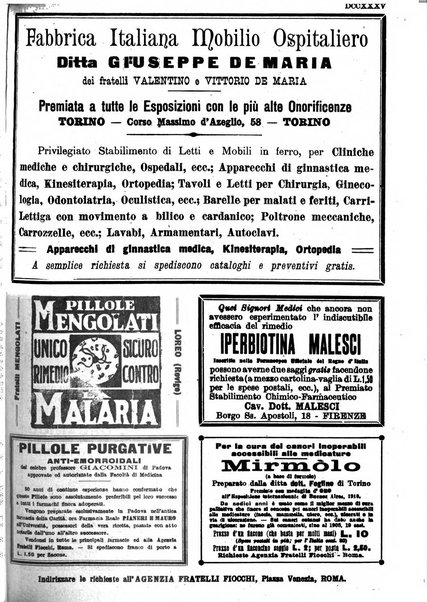 Il policlinico. Sezione pratica periodico di medicina, chirurgia e igiene