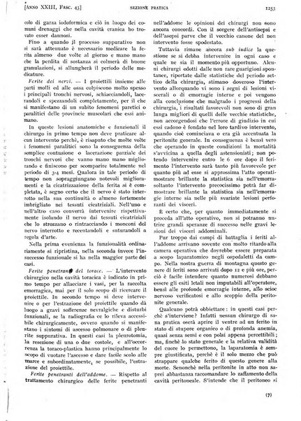 Il policlinico. Sezione pratica periodico di medicina, chirurgia e igiene