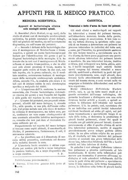 Il policlinico. Sezione pratica periodico di medicina, chirurgia e igiene