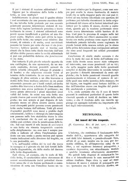 Il policlinico. Sezione pratica periodico di medicina, chirurgia e igiene