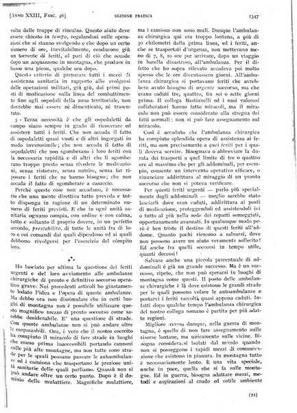 Il policlinico. Sezione pratica periodico di medicina, chirurgia e igiene