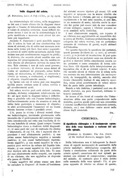 Il policlinico. Sezione pratica periodico di medicina, chirurgia e igiene