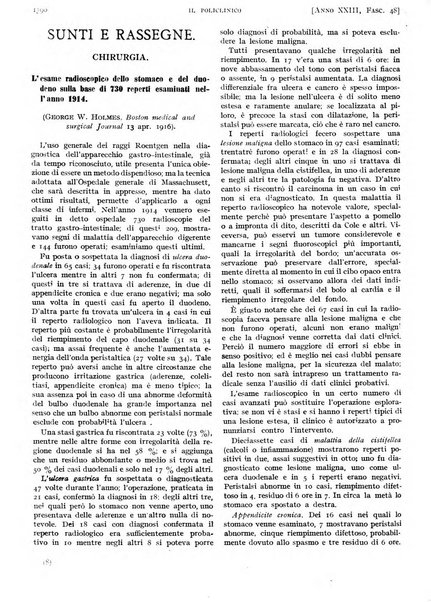 Il policlinico. Sezione pratica periodico di medicina, chirurgia e igiene