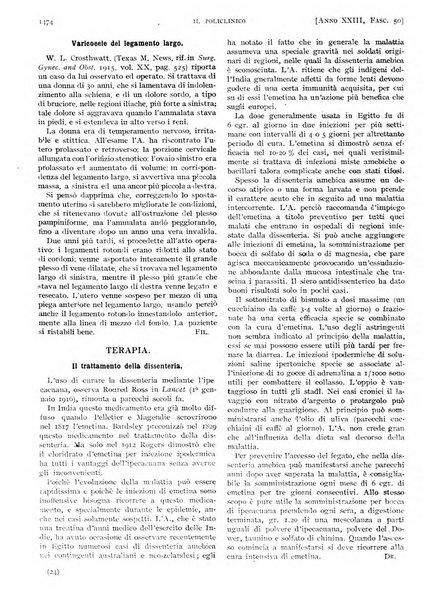 Il policlinico. Sezione pratica periodico di medicina, chirurgia e igiene