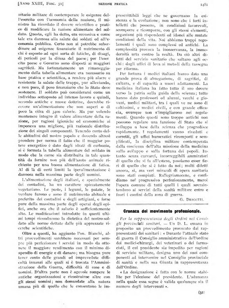 Il policlinico. Sezione pratica periodico di medicina, chirurgia e igiene