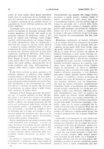 Il policlinico. Sezione pratica periodico di medicina, chirurgia e igiene