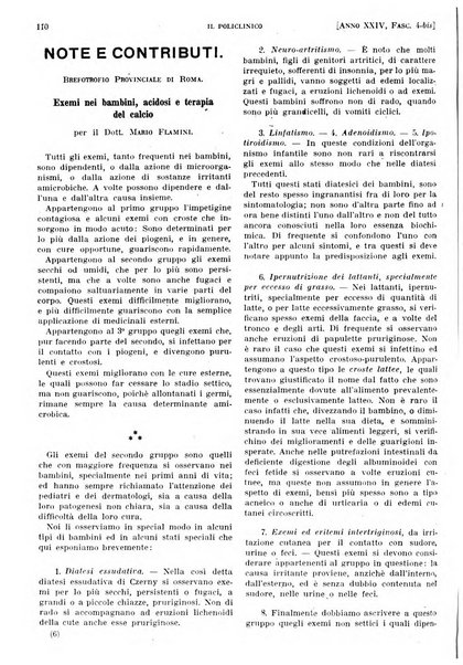 Il policlinico. Sezione pratica periodico di medicina, chirurgia e igiene