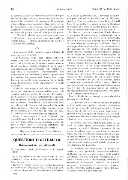 Il policlinico. Sezione pratica periodico di medicina, chirurgia e igiene