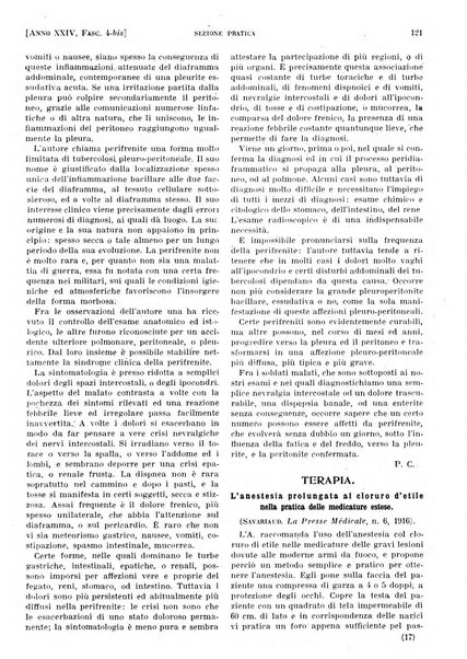 Il policlinico. Sezione pratica periodico di medicina, chirurgia e igiene