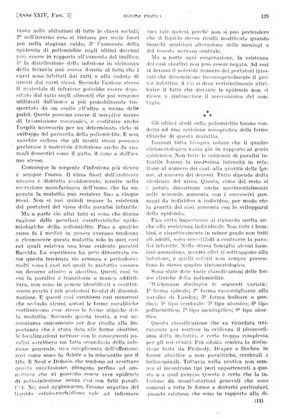 Il policlinico. Sezione pratica periodico di medicina, chirurgia e igiene