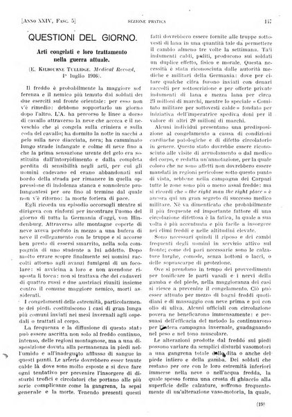 Il policlinico. Sezione pratica periodico di medicina, chirurgia e igiene