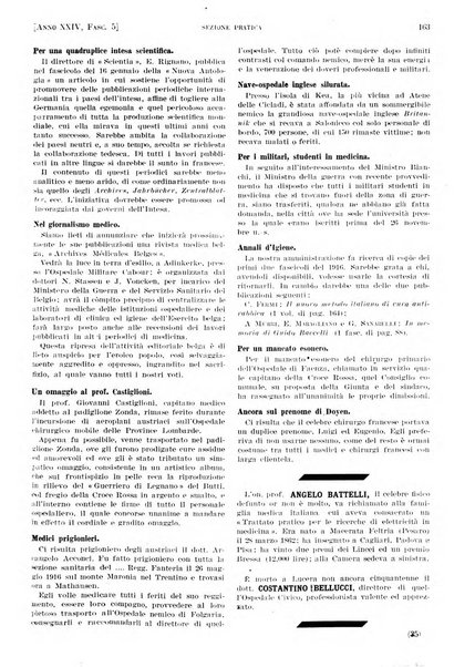 Il policlinico. Sezione pratica periodico di medicina, chirurgia e igiene