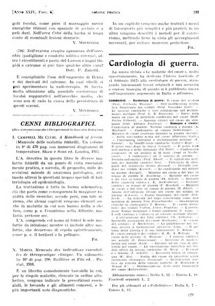 Il policlinico. Sezione pratica periodico di medicina, chirurgia e igiene